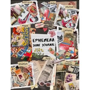 Customizable Vintage Ephemera Lot  (3 lbs)  - Junk Journals